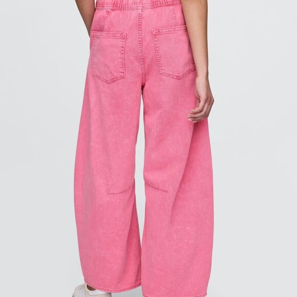GAP mid rise ultra soft easy horseshoe jeans in sugar pink (L) - Picture 4 of 16